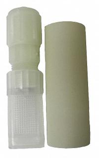 PULSAFEEDER Strainer Assembly: Strainer Assembly, Foot, Polypropylene Body, 1/4 in Tube Inlet (MPN J60552). Key specifications — attr1289818: D50; attr1289821: Strainer Assembly; attr1289826: Mec-O-Matic; attr1289825: Polypropylene.