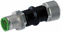 MURRELEKTRONIK Circular Connector: M12 4-Pole Male x M12 4-Pole Female, A Coded, DC Power/Signal (MPN 7000-41243-0000000). Key specifications — Connector Body Type: Male x Female; Coding: A; Brand: MURRELEKTRONIK; Voltage Rating: 125V; Thread Size: M12 Male x M12 Female; Mounting Type: Cable to Cable; Mounting Style: Cable-to-Cable Adapter; IP Rating: IP67.