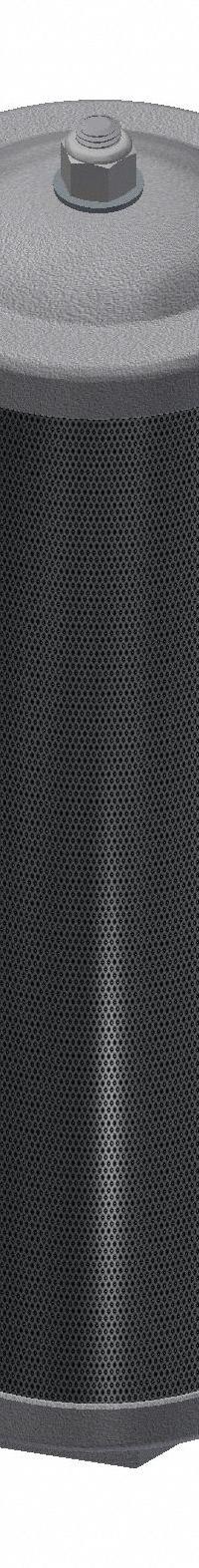 SOLBERG Discharge Silencer: 2 in FPT, 2 13/16 in Hex Size, Cast Aluminum, Polyester, 30 dBA NRR (MPN CAM-SW8311-200C). Key specifications — attr124412: SOLBERG; attr124418: Aluminum; attr124422: Polyester; attr124426: Cast Aluminum.