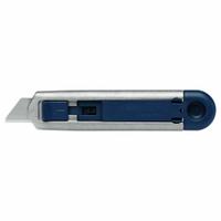 MARTOR Utility Knife: 143 mm Overall Lg, Plain, 17 mm Overall Wd, Aluminum/Plastic, Unpainted (MPN 120701.02). Key specifications — attr307884: Slider; attr307885: Plastic Rounded Tip; attr307882: Unpainted; attr307878: Plain; attr307881: Aluminum; attr324892: MARTOR.
