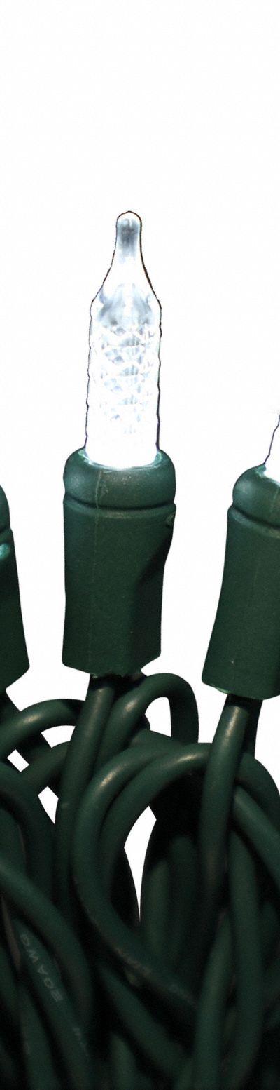 LED Holiday String Lights: PC Bullet Shape - Bullet-Shaped Lights