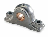 DAYTON Pillow Block Bearing: 2 Bolt, 5/8 in Bore, 3.562 in Overall Lg, 1.875 in Overall Ht, Bronze (MPN 1F628). Key specifications — Maximum Speed: 5,000 RPM; Brand: DAYTON.