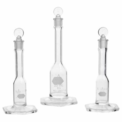 KIMBLE Volumetric Flask: 10 mL, Colorless, Conical, A, +/-0.02 mL - Glass Volumetric Flasks
