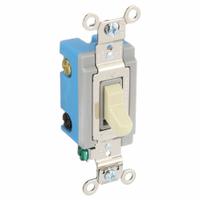 BRYANT Wall Switch: Toggle Switch, 4-Way, Maintained, Ivory, 120/277V AC, 15 A (MPN 4804I). Key specifications — Illuminated: No; Voltage Rating: 120/277V AC.