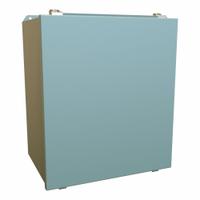 HAMMOND Enclosure: Steel, 16 in x 14 in x 10 in, NEMA 12/13/3R/4, Solid Cover, Clamp On (MPN HJ161410LP). Key specifications — Closure Method: Screws; Brand: HAMMOND; Knockouts: Not Included.