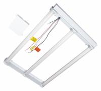 LITETRONICS LED Magnetic Retrofit Kit: 2 ft Lg, 1 ft Wd, 3,140 lm_3,925 lm_4,700 lm, 4000K, 30 W (MPN RFM3T240A). Key specifications — Voltage: 120/277V AC; Brand: LITETRONICS; Dimmable: Yes; LED Replacement For: T8 U-Bend; Color Temperature: 4000K.