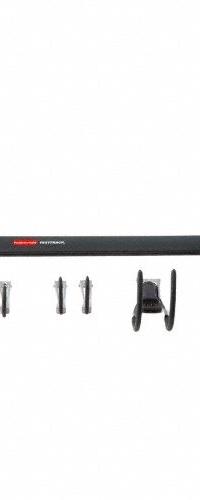 FASTTRACK Wall-Mount Track System Kit: Garage Kit, 6 Pieces, 32 in Rail Lg, Steel (MPN 2013152). Key specifications — Load Capacity: 25 lb (Non-Locking Hooks); Kit Contents: (2) Rails; Kit Type: Garage Kit; Material: Steel; Brand: FASTTRACK; Includes Hardware: Hardware Included.