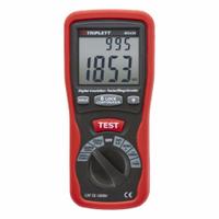 TRIPLETT Insulation Tester: 0 ohm to 2,000 megaohm, CAT III 1000V, IP54, Digital, No Output, 1 mA (MPN MG430-NIST). Key specifications — IP Rating: IP54; Test Voltage: 250V DC; Brand: TRIPLETT.
