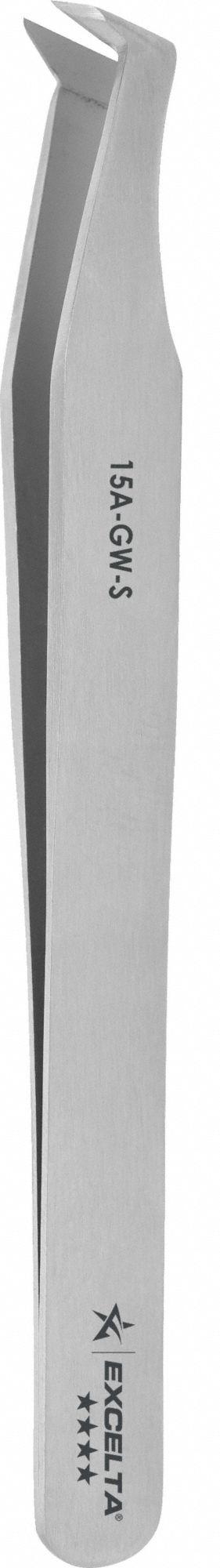EXCELTA Tweezers: Carbon Steel, Round - Cutting Tweezers