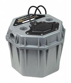 LIBERTY PUMPS Sink Pump System: 4.3 gal, 1/3 hp, 115V AC, 30 gpm Flow Rate @ 10' of Head, 5.2 A, NPT (MPN 404L). Key specifications — Brand: LIBERTY PUMPS; Rated Voltage: 115V AC; Discharge Location: Top; Switch: Piggyback Tether Float.