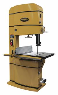 POWERMATIC Band Saw: Vertical, 230V AC, 24 in Throat Dp - Vertical, 2,300 to 4,400 SFPM, 1 Phase (MPN PM2415B). Key specifications — attr313141: 2,300 to 4,400 SFPM; attr313142: 10° Left to 45° Right; attr313144: 1; attr313145: Vertical; attr325087: POWERMATIC.