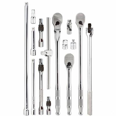 PROTO Hand Ratchet Set: Pear, Reversible, 10 in Overall Lg, 6° Min Arc Swing - Flex-Head Ratchet Sets