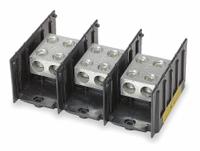 BUSSMANN Power Distribution Block: Open, Lug, Lug, 6 AWG – 500 kcmil For Line Side Wire Sizes (MPN 16504-3). Key specifications — attr1361688: Surface; attr1308686: BUSSMANN; attr1361672: Copper.