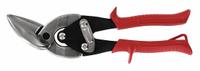 MIDWEST SNIPS Aviation Snip: Left/Straight, 9 3/4 in Overall Lg, 1 1/4 in Cutting Lg, Steel, Plastic (MPN MWT-6510L). Key specifications — attr308531: Plastic; attr308530: Steel; attr308532: Steel; attr308533: Yes; attr308535: Stainless Steel; attr308541: 18 ga (Cold Rolled Steel); attr308546: Straight; attr324897: MIDWEST SNIPS.