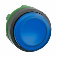 SCHNEIDER Extended Push Button: Blue, 22 mm Mounting Size, Non-Metallic, Momentary (MPN ZB5AW163). Key specifications — Brand: SCHNEIDER; Action: Momentary; Series: XB5; Push Button Material Type: Non-Metallic.
