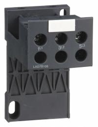 SCHNEIDER Terminal Block: Terminal Block, LAD7B106. Key specifications — Manufacturer Part Number: LAD7B106; Brand: SCHNEIDER; Compatible with Series: TeSys LRD.