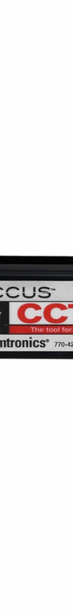 CHEMTRONICS Fiber Connector Cleaner: One-Push, 800 Cleaning Cycles, LC/MU, Fixed Tip, Straight (MPN CCT-125). Key specifications — attr424275: CCT-125; attr511296: Cleans UPC and APC Connectors; attr511308: LC; attr511318: Up to 800 Cleanings Per Kit 33% More Than Other Tools; attr511327: FOCCUS™ MX Precision Cleaning Pen; attr511335: Straight; attr511368: One-Push; attr511372: FOCCUS CCT Clear Connection Tool.