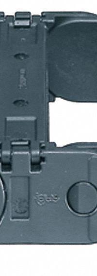 IGUS Mounting Bracket Set: Open, 1 Channels, 0.98 in Cavity Ht, 3.03 in Cavity Wd, Locking (MPN 2070-12PZB). Key specifications — Brand: IGUS; Crossbar Material: Igumid TE; Item: Mounting Bracket Set; Mounting Brackets Included: With Mounting Brackets; Outside Width: 3.7 in; Outside Height: 1.4 in; Mounting Bracket Type: Moving End; Color: Black.