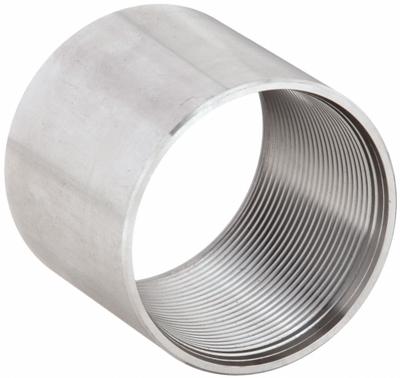 CALBRITE Threaded Coupling: 316 Stainless Steel, 3 in Trade Size, 3 5/16 in Overall Lg - Threaded Couplings