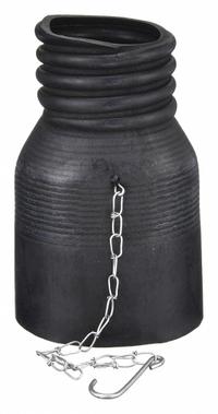 HI-TECH DURAVENT Tailpipe Adapter: 4 in Outside Dia (MPN 0651-0000-0004). Key specifications — Connection Type: Screw On; Connector Material: Rubber; Compatible Hose Grainger Part Number: 3AYL3.