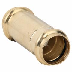 VIEGA PROPRESS Check Valve: Inline Valve Body, 1 1/2 in Pipe Size, Press x Press, Bronze, Press (MPN 79055). Key specifications — Brand: VIEGA PROPRESS; Poppet Material: Stainless Steel.