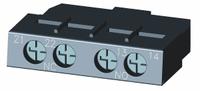 SIEMENS Auxiliary Contact Block: 1NO/1NC (MPN 3RV29011E). Key specifications — Brand: SIEMENS; Compatible with Series: SIRIUS 3RV2 Motor Starter Protectors.
