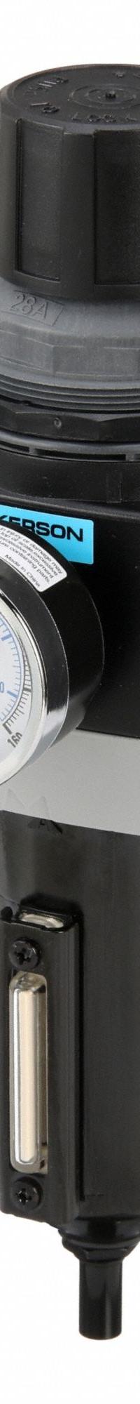 WILKERSON Filter/Regulator: 28 Series, 3/4 in NPT, 235 scfm, 5 micron, 0 psig to 125 psig, Aluminum (MPN B28-06-FHG0B). Key specifications — attr109419: WILKERSON; attr109429: Aluminum; attr109463: Yes; attr109467: Nitrile; attr109468: 28.