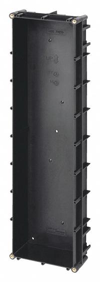 AIPHONE Back Box: Back Box, 2 in Overall Dp, 48 in Overall Ht, 12 in Overall Wd, GT-4B. Key specifications — Brand: AIPHONE; Compatible Product Type: Video Entry Security System; Compatible with Series: GT; Manufacturer Part Number: GT-4B; Features: Flush Mount Back Box; Product Type: Back Box.