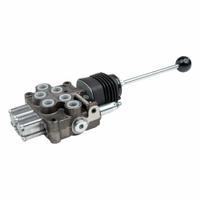 HYDRO CUSTOM Hydraulic Directional Control Valve: Four-Way / Three Positions, Tandem Center (MPN 228910). Key specifications — attr1017968: HYDRO CUSTOM; attr1017969: Tandem Center; attr1018005: Spring Center To Neutral.