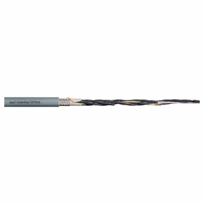 CHAINFLEX Control Cable: 17 AWG, 7 Conductors, Order by the Foot, PUR Jacket - Continuous Flexing Control Cables