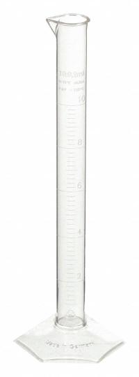 APPROVED VENDOR Graduated Cylinder: Polymethylpentene, 10 mL, 0.3 fl oz, To Contain (TC), Hexagon (MPN 9MF02). Key specifications — attr1370610: Hexagon; attr1370612: Colorless; attr1370591: To Contain (TC); attr1370582: APPROVED VENDOR.