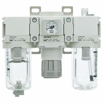 SMC Filter, Regulator, Lubricator: 3/8 in NPT, 1 MPa Max Op Pressure, 5 micron - SMC Filter, Regulator & Lubricators (FRLs)