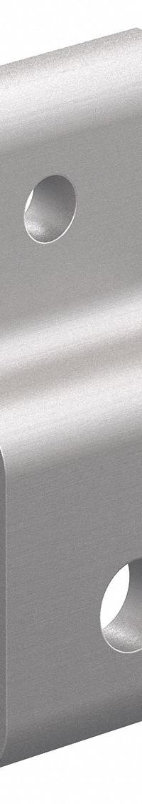 Panel Retainer: For Std Panel, Anodized, Silver, Aluminum, Inch, Faztek 10 Series, 2 Mounting Holes (MPN 10AC7810). Key specifications — Brand: FAZTEK; Includes Fasteners: No; Finish: Anodized; Material: Aluminum; Product Type: Panel Retainer; Compatible Series: 10 Series.