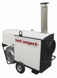 HEAT WAGON Portable Gas Ducted Tent and Remediation Heater: 400,000 BtuH Heating Capacity Output (MPN VG400). Key specifications — Manufacturer Part Number: VG400; Brand: HEAT WAGON; Key Features: Thermostat; Overall Dimensions - H x W x D: 45 in x 24 in x 60 in; Product Type: Portable Gas Ducted Tent and Remediation Heater.