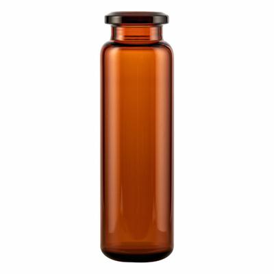 QORPAK Borosilicate Headspace Vial: 20 mL, No Closure, 22.58 mm Body Dia, Round - Glass Sample Vials