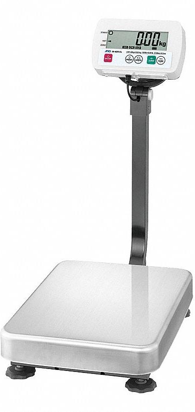 A&D WEIGHING Food Scale: 20 7/8 in Weighing Surface Dp - Food Scales