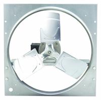 Exhaust Fan: Direct Drive, 20 in Blade, 1/3 hp, 4,240 cfm, 115/230V AC, 1 ph, Totally Enclosed (MPN 10D975). Key specifications — Frame Finish: Galvanized; Assembled: Assembled; Brand: DAYTON; Nameplate Voltage: 115/230V AC; Frame Material: Steel; Guard Type: None; Method of Construction: Stamped; Motor Insulation: Class B.