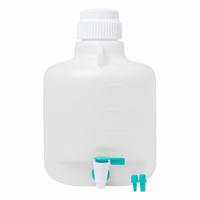 APPROVED VENDOR Carboy: 10 L, 2.64 gal, Polypropylene, 250 mm Body Dia, Spigot, 2 Handles, 1 Spigot (MPN 34051). Key specifications — Brand: APPROVED VENDOR; Dispenser Location: Bottom.