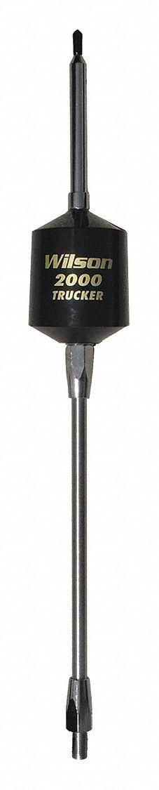 WILSON Antenna: CB, Whip, 60 in Overall Lg, Black (MPN 305-495). Key specifications — Band Type: CB; Brand: WILSON; Color: Black.