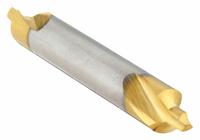 KEO Center Drill: Plain Type, #4, 90°, 2 1/8 in Overall Lg, TiN Coated High Speed Steel (MPN 906-000-119). Key specifications — Brand: KEO; End Type: Double End.