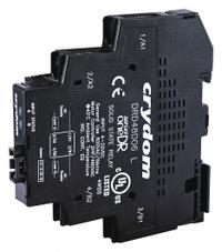 CRYDOM Dual Solid State Relay: DIN-Rail Mounted, 24 to 280V AC Output, Heat Sink Integral, SCR (MPN DRD24D06R). Key specifications — Brand: CRYDOM.