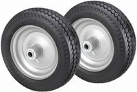 APPROVED VENDOR Flat-Free Wheel: 10 in Wheel Dia., 3 in Wheel Wd, Polyurethane, Steel, Offset, 2 PK (MPN 53CM41). Key specifications — Brand: APPROVED VENDOR; Tire Sidewall Number: 4.10/3.50-4.