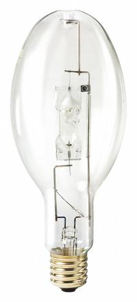 HID Bulb: Universal Burning, ED37, Mogul Screw (E39), 400 W Watt, 4000K, Metal Halide, 150V (MPN MS400/U/PS). Key specifications — Color Temperature: 4000K; Brand: PHILIPS; Shatter-Resistant: No.