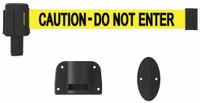 BANNER STAKES Retractable Belt Barrier: Anchors/Screws, 15 ft Belt Lg, Caution Messaging, Yellow (MPN PL4108). Key specifications — Message Color: Black; Frame Color: Black; Brand: BANNER STAKES; Belt Color: Yellow.
