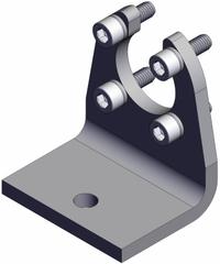 SMC Foot Bracket: Foot Mount Type, Fits 40 mm_63 mm Bore Dia, 60 mm Overall Lg, CK-L04. Key specifications — attr947439: CK-L04; attr1171502: Foot.