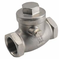 APPROVED VENDOR Check Valve: Swing, Inline Valve Body, 1 1/2 in Pipe Size, FNPT x FNPT, Horizontal (MPN 06H041N01112). Key specifications — Brand: APPROVED VENDOR.