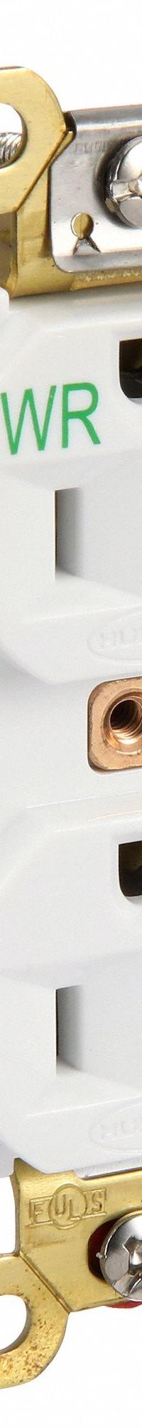 HUBBELL Receptacle: Duplex, 5-20, White, 125V AC, 20 A, 2 Pole / 3 Wire (MPN HBL5362WWR)