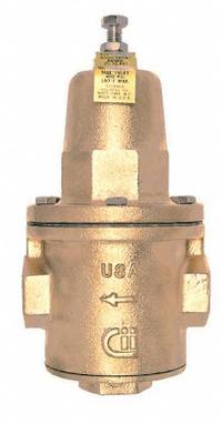 APOLLO Water Pressure Reducing Valve: NPT x NPT, 1 1/4 in Pipe Size, Bronze, 25 psig to 75 psig (MPN 36H20601). Key specifications — Brand: APOLLO.