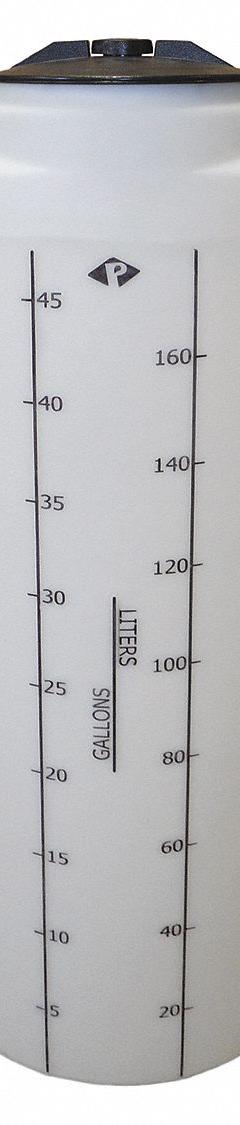PEABODY ENGINEERING Storage Tank: Single Wall, Vertical, 50 gal, Closed Top, 1/4 in Wall Thick (MPN 01-31263). Key specifications — Construction Material: LLDPE; Brand: PEABODY ENGINEERING.