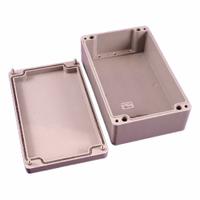 HAMMOND Enclosure: Polyester, 10 in x 6 in x 4 in, NEMA 4/4X, Solid Cover, Screw On (MPN 1590ZGRP162). Key specifications — Brand: HAMMOND; Closure Method: Screws; Enclosure Material: Polyester; Knockouts: Not Included.